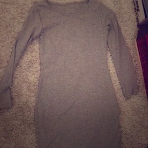 Mini grey dress. Form fitting. Short